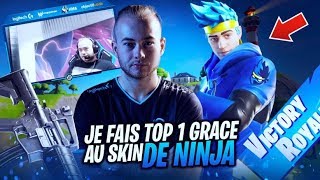 JE FAIS TOP 1 GRACE AU SKIN DE NINJA :O