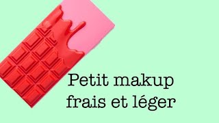 makup avec la  I Heart Revolution Cherry Chocolate Palette
