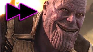 Infinity War but every time Thanos is on screen the movie gets faster
