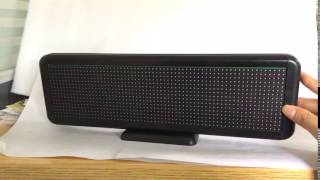 P4.75-16X64RGB USB & Bluetooth programable LED message display