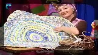 Шьем коврик, стильные шляпки, корзинки и корсет из бросового материала с помощью простых приемов