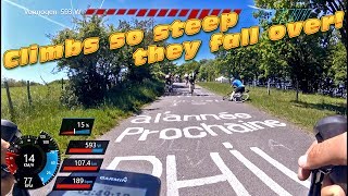 Full gas climbing on CÔTE DE LA REDOUTE - KlimClassic 2017 #cycling Holland