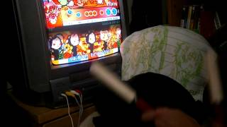 太鼓の達人　エンジェルドリーム　【裏】　【１発撮り/衝撃のラスト(笑)】　タタコン/手元付き　【wii決定版】