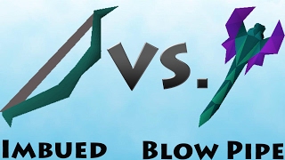 Blowpipe VS MSB Imbued Range Test Old School Runescape
