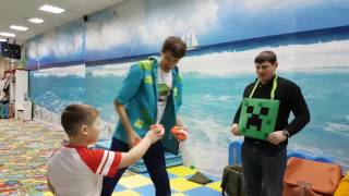 МАЙНКРАФТ. Детский праздник Хабаровск. Игорь Романишин. ДРЦ Радуга.