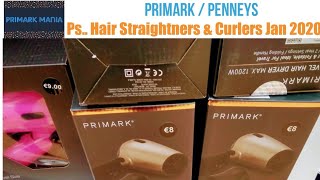 Primark / Penneys Hair Straightners,Curlers & Dryers January 2020