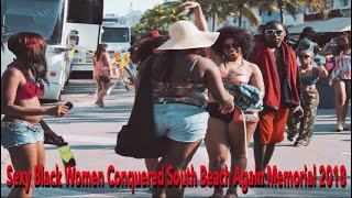 Sexy Black Women Conquered South Beach Again Memorial 2018