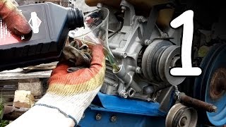 Обслуживание мотоблока НЕВА МБ-2 // Замена масла в двигателе // Часть 1