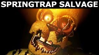 FNAF 6 - Springtrap Animatronic Salvage (Freddy Fazbear's Pizzeria Simulator) (No Commentary)