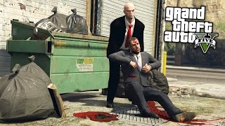 ХИТМАН ОХОТИТСЯ НА ЛЮДЕЙ В GTA 5! - УБИЙЦА АГЕНТ 47 - ГТА 5 МОДЫ
