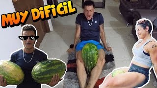 ROMPIENDO UNA SANDIA CON LAS PIERNAS *super difícil* - TATTOXTREME