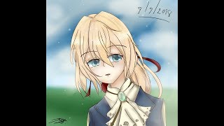 [speed paint] Violet Evergarden Violet