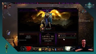 Crusader Solo 35 Greater Rift [Hardcore] [Diablo III] [1080p]