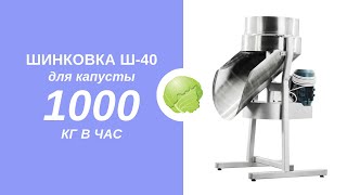 Профессиональная шинковка для капусты Ш-40 Польша 1000 кг в час