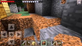 Let's Play Minecraft PE 0.9.4 - Серия №6 Домик, 1-й этаж