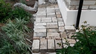 Отмостка из силикатного кирпича и пенопласта. Ноу-хау.