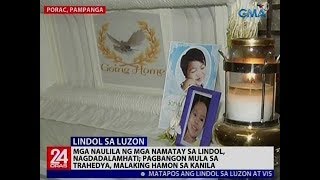 24 Oras: Mga naulila ng mga namatay sa lindol, nagdadalamhati