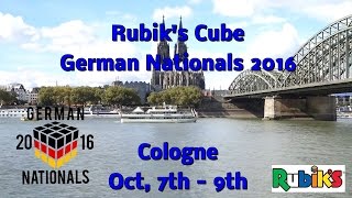 German Nationals 2016 Cologne Rubik's Cube (3x3) Final and comp impressions