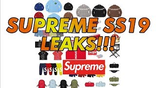 Supreme SS19 LEAKS!!! (New box logo, TNF, and more!)