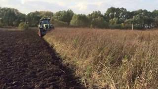 Вспашка залежи. Axion 950 CLAAS + плуг LEMKEN Diamant 11 7+1 L120