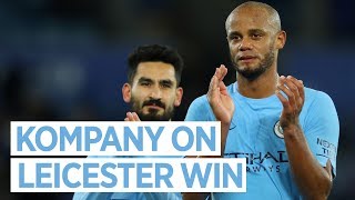 KOMPANY RETURNS | Leicester 0-2 Man City | Post Match Interview