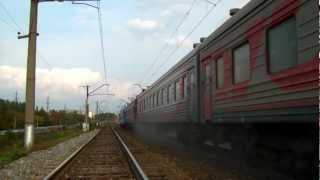 ЭП1М-414 с поездом Москва — Адлер