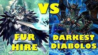 Real Life Yugioh - FUR HIRE vs DARKEST DIABOLOS | July 2018 Non-meta Scrub League