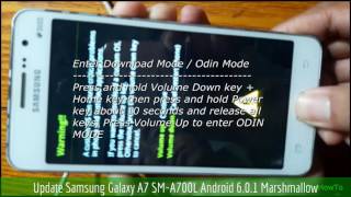Update Samsung Galaxy A7 SM-A700L to Android 6.0.1 Marshmallow