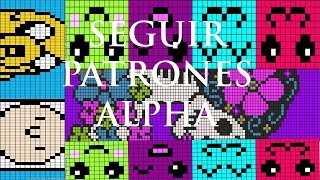 como seguir patrones alpha en macrame