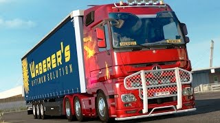 ETS 2 1.25 ProMods 2.11 Mercedes Benz Actros MP3 Nantes - Lorient