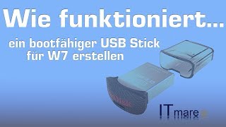 bootfähigen Windows 7 USB Stick erstellen