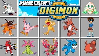 Minecraft | DIGIMON MOD! TODOS los personajes de tu infancia!!