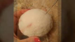 Мастер-класс по валянию елочной игрушки собаки Шарика