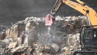 EP Industries Ltd, DBL800 Vibro Ripper Gritstone Quarry, Derbyshire