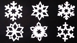 12 Мини СНЕЖИНОК ИЗ БУМАГИ DIY - Новый год 2020