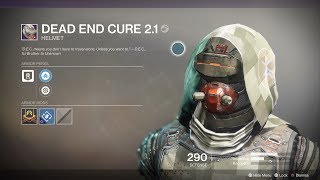 Destiny 2 Full Dead End Cure 2.1 Armor Set (Hunter)