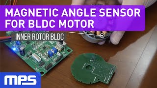Magnetic Angle Sensor for BLDC Brushless DC Motor Replaces Optical Encoders