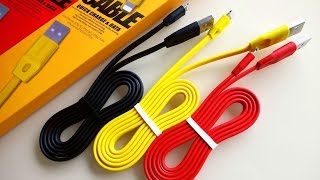Обзор кабель ремакс Remax Full Speed Cable microUSB Lightning