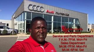 Audi Huntsville Store Hours For Sales, Parts, and Service Department