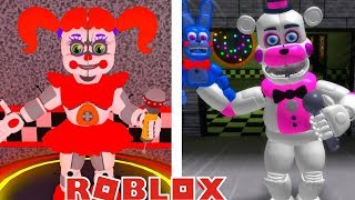 Gallant Gaming new Sister location characters Fnaf Roleplay Roblox! Circus baby and Funtime Freddy!