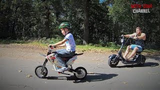 Электробайк SEEV citycoco ZERO  и Windtech Dirt Bike. Веселые покатушки с Димой