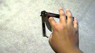 Beginner butterfly knife tricks