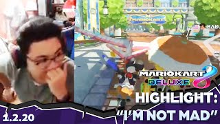 Larlar: "I'm Not Mad. NOPE" | 1.2.2020 Mario Kart 8 Deluxe Stream Highlight
