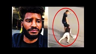 He Sees Man Dragging Girl Down Sidewalk, Then She Mouths 2 Words That Leave Him Cold !!