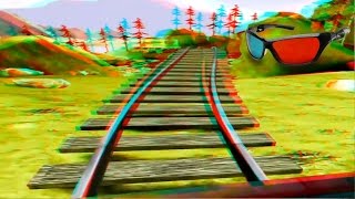 3D Roller Coaster VIDEO 3D ANAGLYPH RED/CYAN Full HD 1080p POV Ride