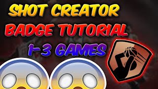 NBA 2K16 SHOT CREATOR BADGE TUTORIAL! [HIT MORE SHOTS OFF THE DRIBBLE] (WORKING)