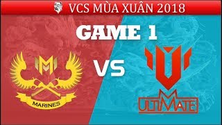 [8.3.2018] Highlights GAM vs UTM || Game 1 - VCS Mùa Xuân 2018