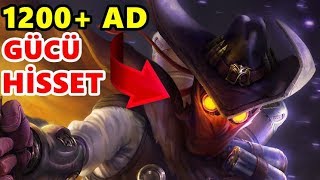 BRAUM BİLE TEK YEDİ !! YENİ JHİN BUİLDİ 1200+ AD ?