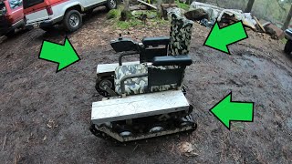 Homemade Wheelchair on Tracks! How to Build a Tracked Wheelchair on a Budget