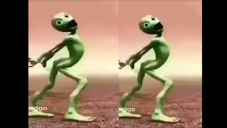 Зелёный человечек танцует часть 2/Green man dancing part 2